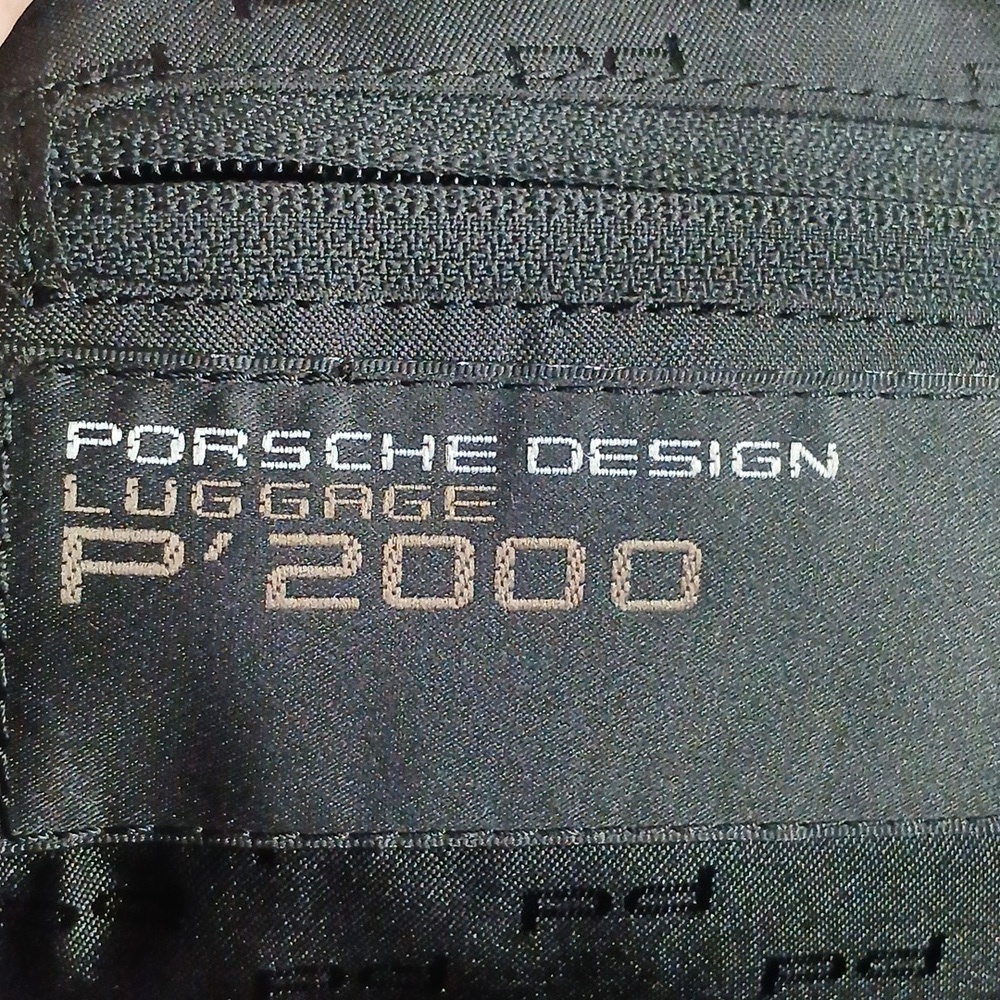 Porsche Design Luggage P2000 Mens Organizer Pouch Sling Black Crossbody Bag - Picture 9 of 10